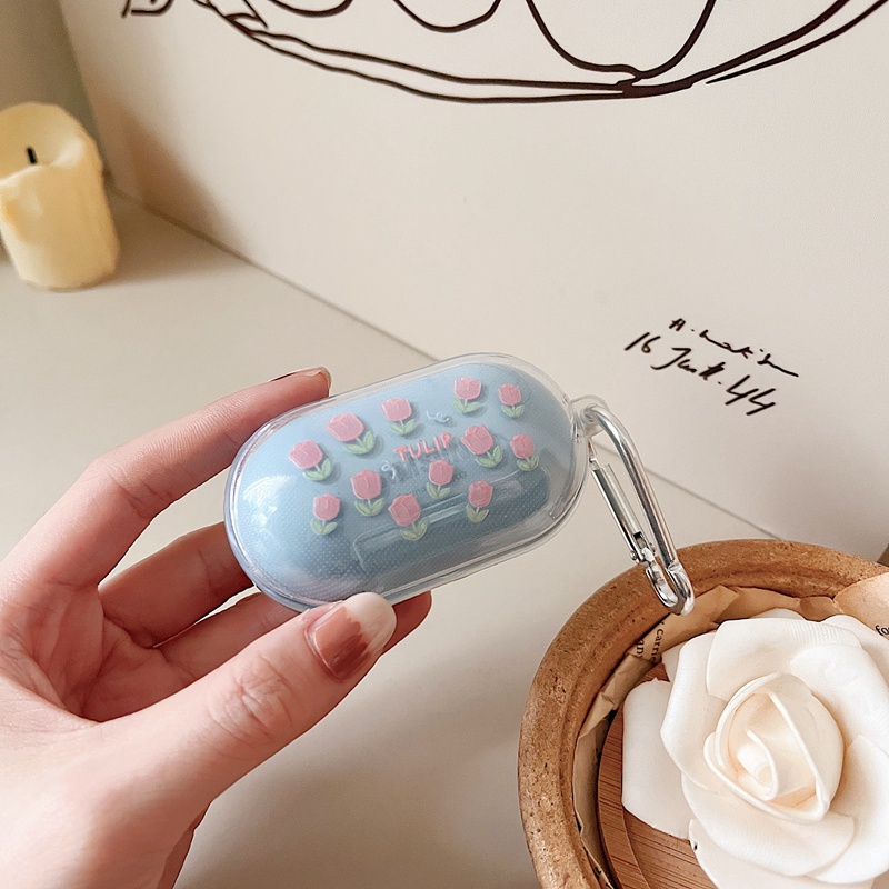 Ốp Điện Thoại tpu Trong Suốt Họa Tiết Hoạt Hình Đơn Giản Cho samsung galaxy buds / galaxy buds+ plus
