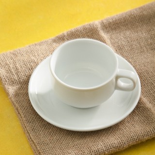 Chén Cà Phê 7.5 cm (125ml) Sứ Trắng OHIO
