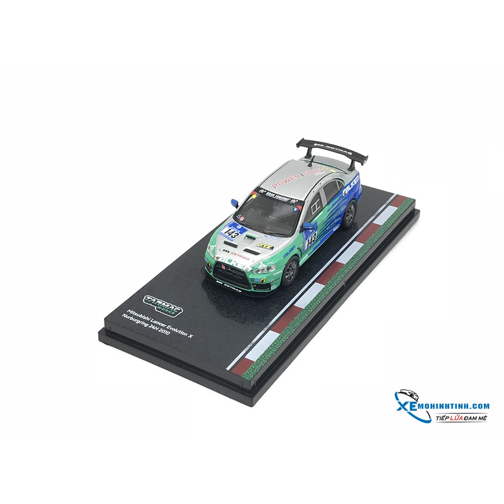 Xe Mô Hình Mitsubishi Lancer Evolution X Nurburgring 24H 2010 Quadder/Bernhart/Matsui/Bade