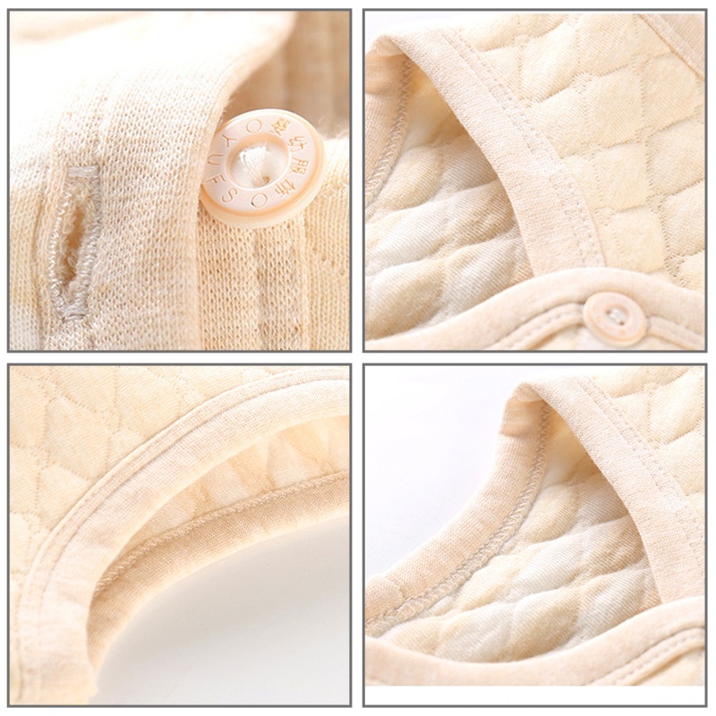 Áo Khoác cotton Dày Không Tay Giữ Ấm Mùa Đông Cho Bé