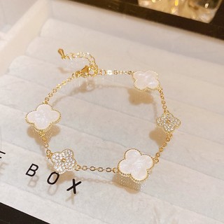 Vòng Tay Mạ Vàng 14k Đính Đá zircon Sang Trọng Cho Nữ