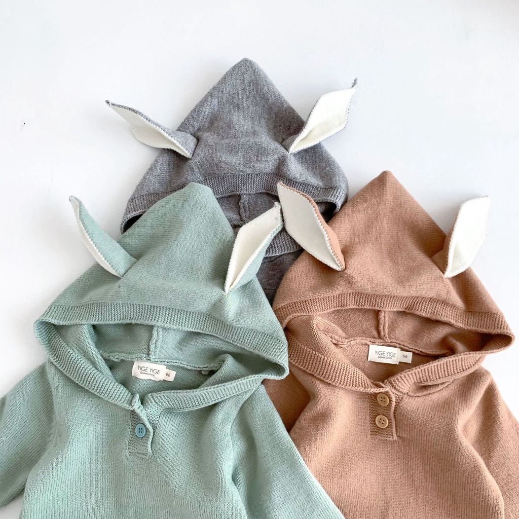 Set Đồ Mùa Thu 2 Món Gồm Áo Hoodie Tay Dài Màu Trơn + Quần Dài Màu Trơn Cho Bé Sơ Sinh 0-24 Tháng Tuổi