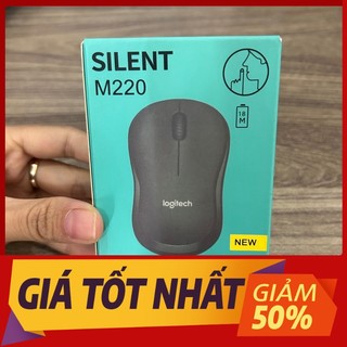 Chuột Không Dây Logitech M220 Không Tiếng Động