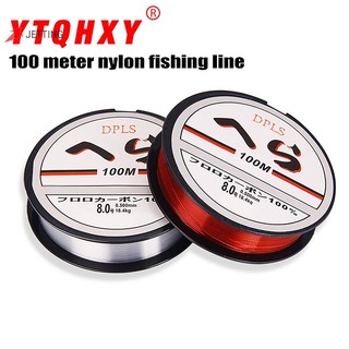 Cuộn dây câu cá 100m bằng nylon lụa chính hãng