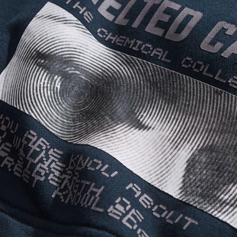 Áo hoodie Rút Dây Màu Sắc Tương Phản Thời Trang Công Sở Cho Nam