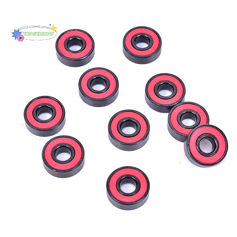 Set 10 Vòng Bi Thép 608 2rs heyuanlong333 608rs 608-2rs Chất Lượng Cao