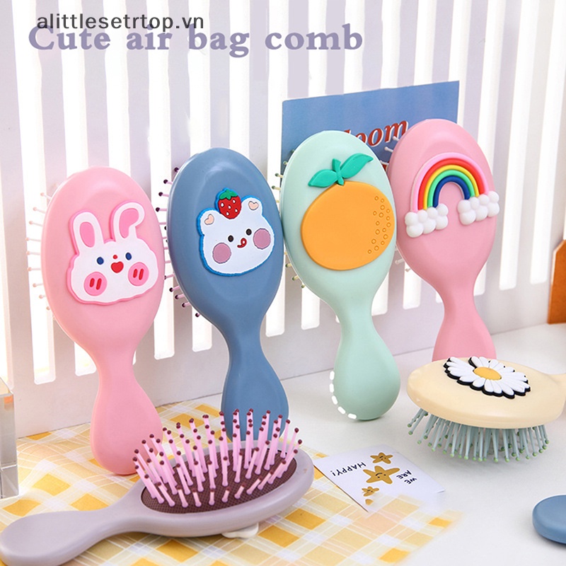 Lược Đệm Khí Mát Xa Hình Búp Bê anime kawaii Dễ Thương Nhỏ Gọn Thích Hợp Làm Quà Tặng Cho Bạn Gái