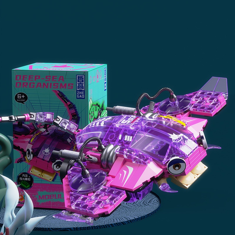 Mô Hình Đồ Chơi lego Cá Mập / Cua / Cá Mập Có Thể Tương Thích Với Giáo Dục Cho Bé