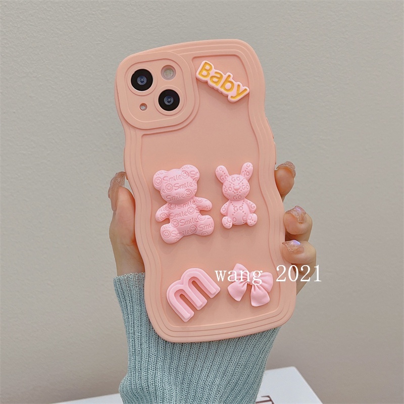 Ốp Điện Thoại Silicon Dẻo Mềm Hình Gấu 3d Đơn Giản Chất Lượng Cao Cho xiaomi 13t xiaomi 13t pro 5g xiaomi 13t pro 5g