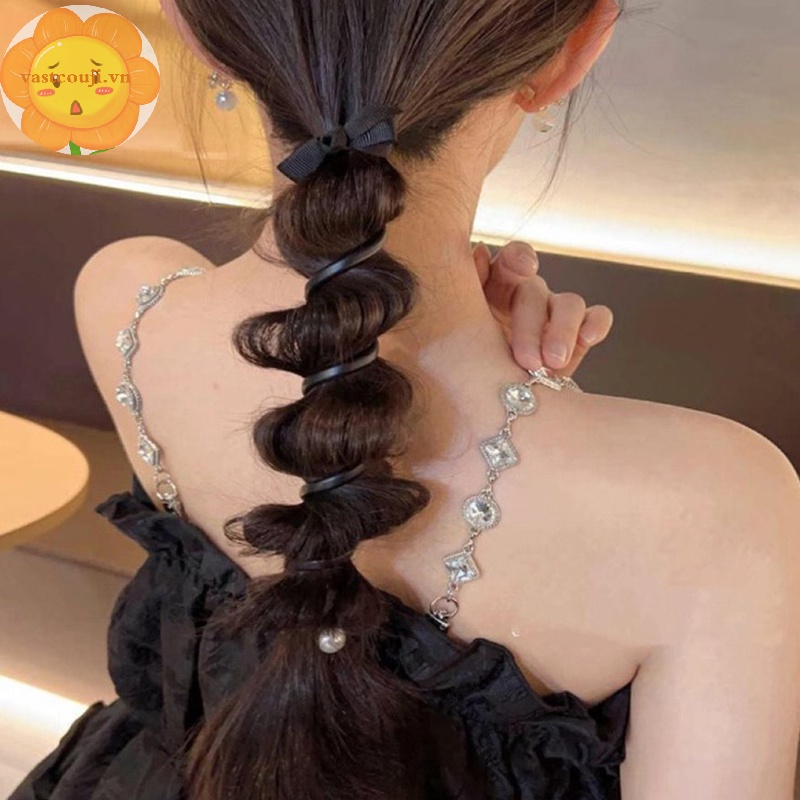 Vastji Dây Buộc Tóc Đuôi Ngựa Co Giãn Dành Cho Nữ vn