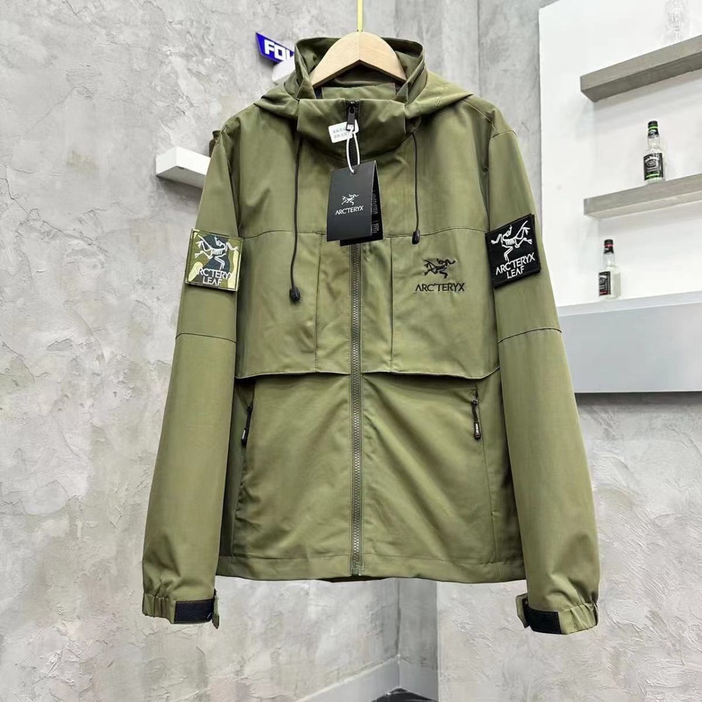 LMTC ARC'TERYX 23 Autumn Classic Hot outdoor sports mountaineering windproof waterproof hooded jacket New embroidery for men and women