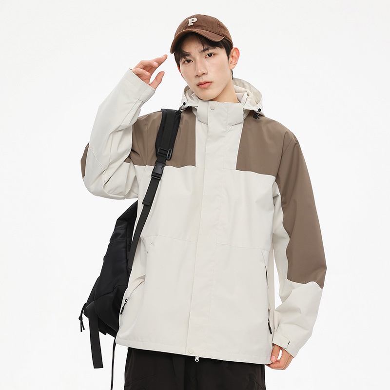 Hanlu Áo Khoác Gió Chống Gió / Chống Thấm Nước Thời Trang Chất Lượng Cao Cho Nam