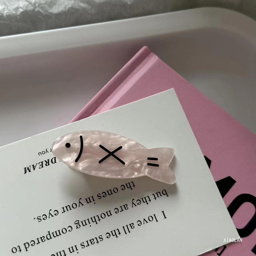 Kẹp Tóc Hình Xương Cá Nhỏ Dễ Thương Phong Cách Nhật Bản Cho Nữ