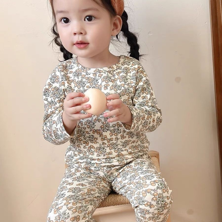 Bộ Quần Lót Nhung Dài Độ Co Giãn Cao Mặc Ở Nhà Phong Cách Bắc Âu Cho Nam Và Nữ