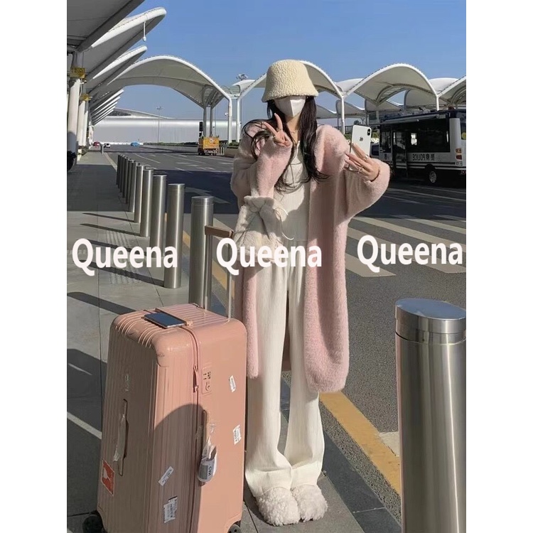 Queena Áo Len áo khoác cardigan Popular Xu hướng Fashion thời trang WMY2300HLL 41Z231011