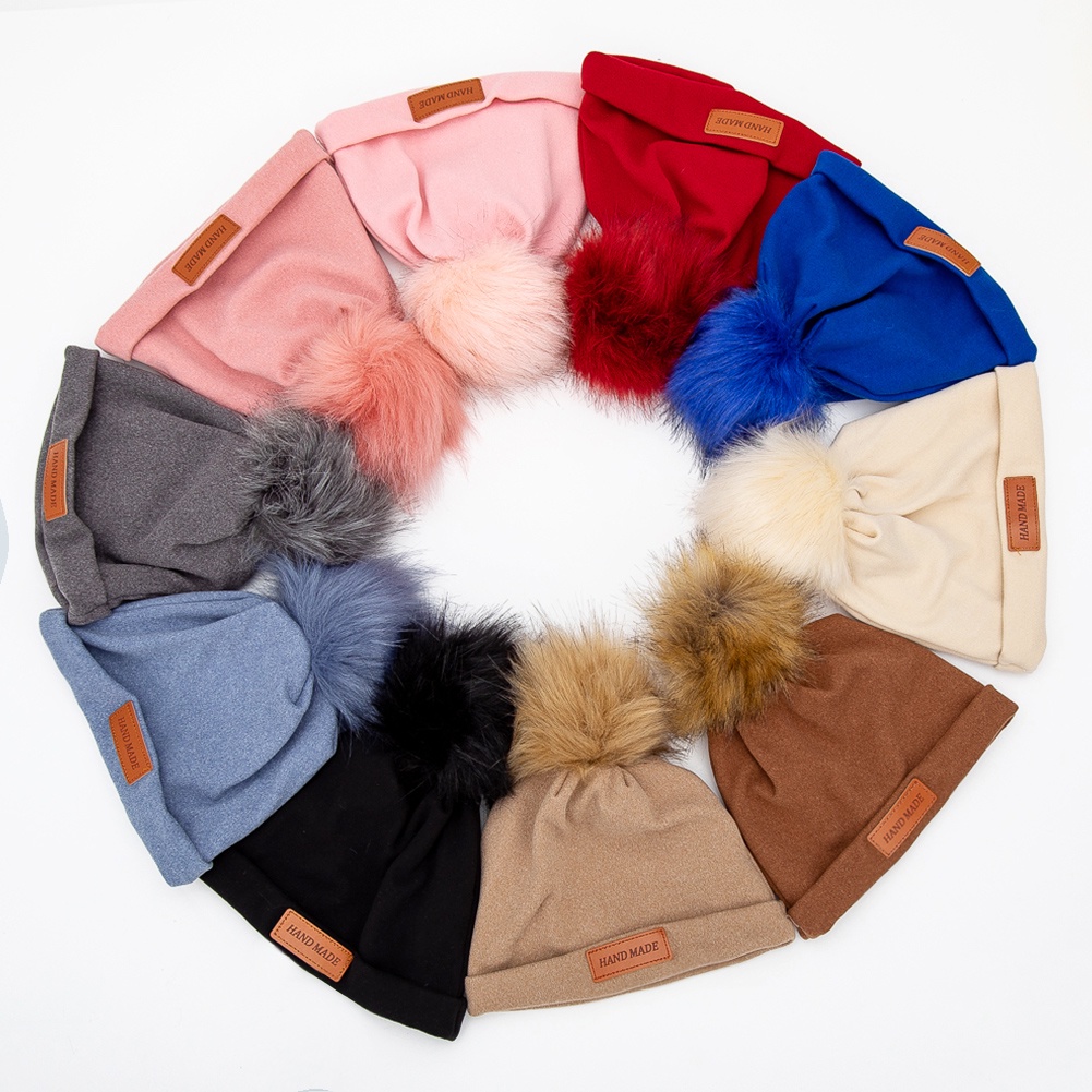 1 Mũ Len Giả Lông Thú Cho Bé