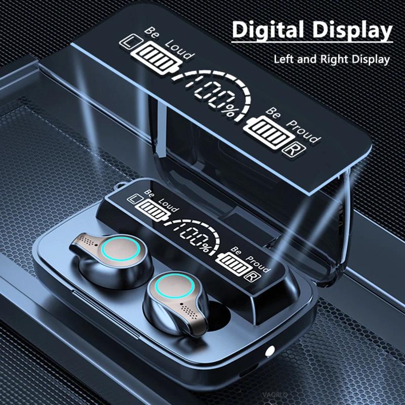 Tai nghe không dây 5.1 m18 tws cvc8.0 9d hifi bass Chống Nước Kiểu Dáng Thể Thao