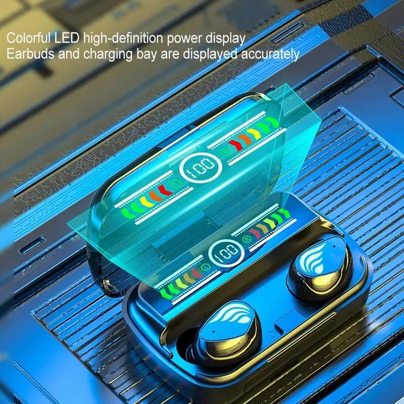 Tai Nghe Không Dây tws m27 bluetooth 5.3 Chống Nước