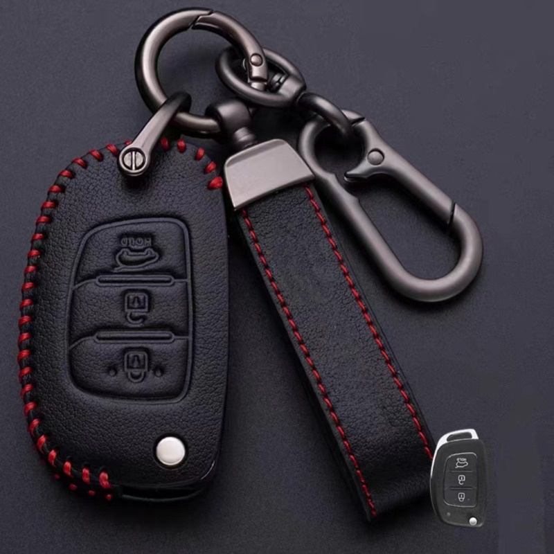 Bao Da Đựng Chìa Khóa Điều Khiển Từ Xa Cho Hyundai matrix getz accent Elantra atos i10 i20 i30 HB20 IX25 IX35 IX45 starex Ioniq Elantra