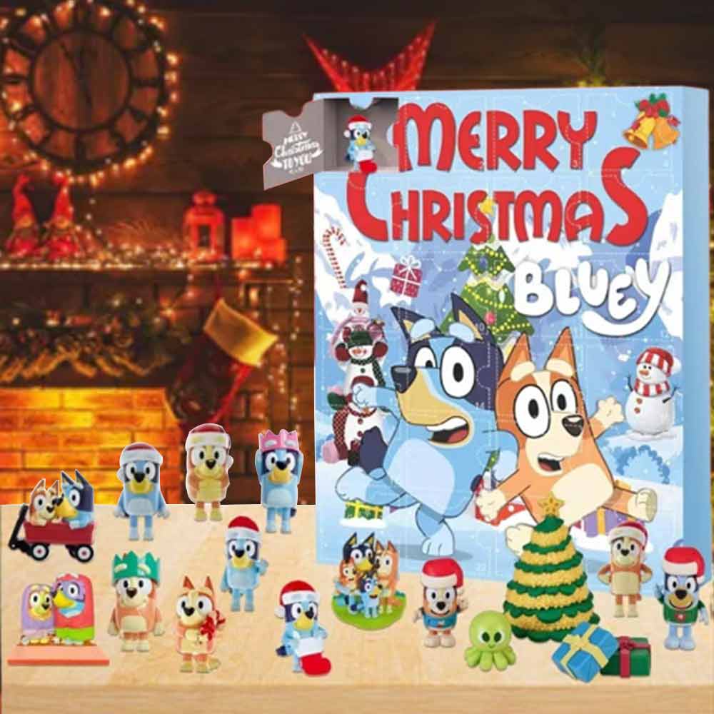 Christmas Bluey Advent Calendar Contains 24 Gifts Christmas Countdown Calendar