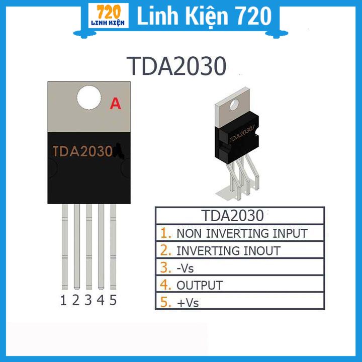 IC Khuếch Đại Âm Thanh TDA2030A TO220 5 chân