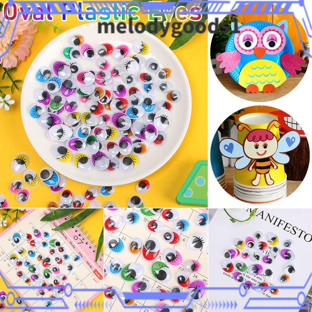 Túi 1 / 100 Mắt Gấu Trúc Nhựa Nhiều Màu Sắc Đồ Chơi Cho Bé