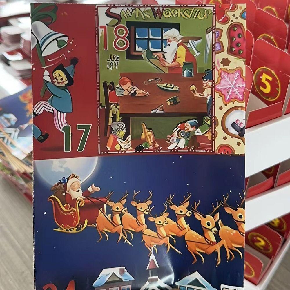Mmluck Lịch Ghép Hình 24 Ngày Đếm Ngược 24 Hộp Quà Tặng Giáng Sinh 2023 Phong Cách Hoạt Hình Dễ Thương