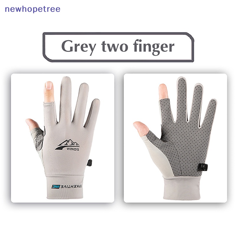 Ntvn Găng Tay Lụa Lạnh Thoáng Khí Chống Nắng Chống Trượt Nhanh Khô Cho Nam Và Nữ Vào Mùa Hè Đi Xe Đạp Ngoài Trời