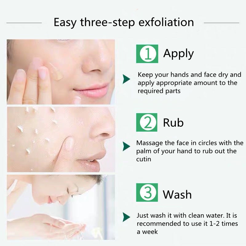 Aloe gel Tẩy Tế Bào Chết Làm Sạch Sâu Loại Bỏ Mụn Trứng Cá Tẩy Tế Bào Chết 60g