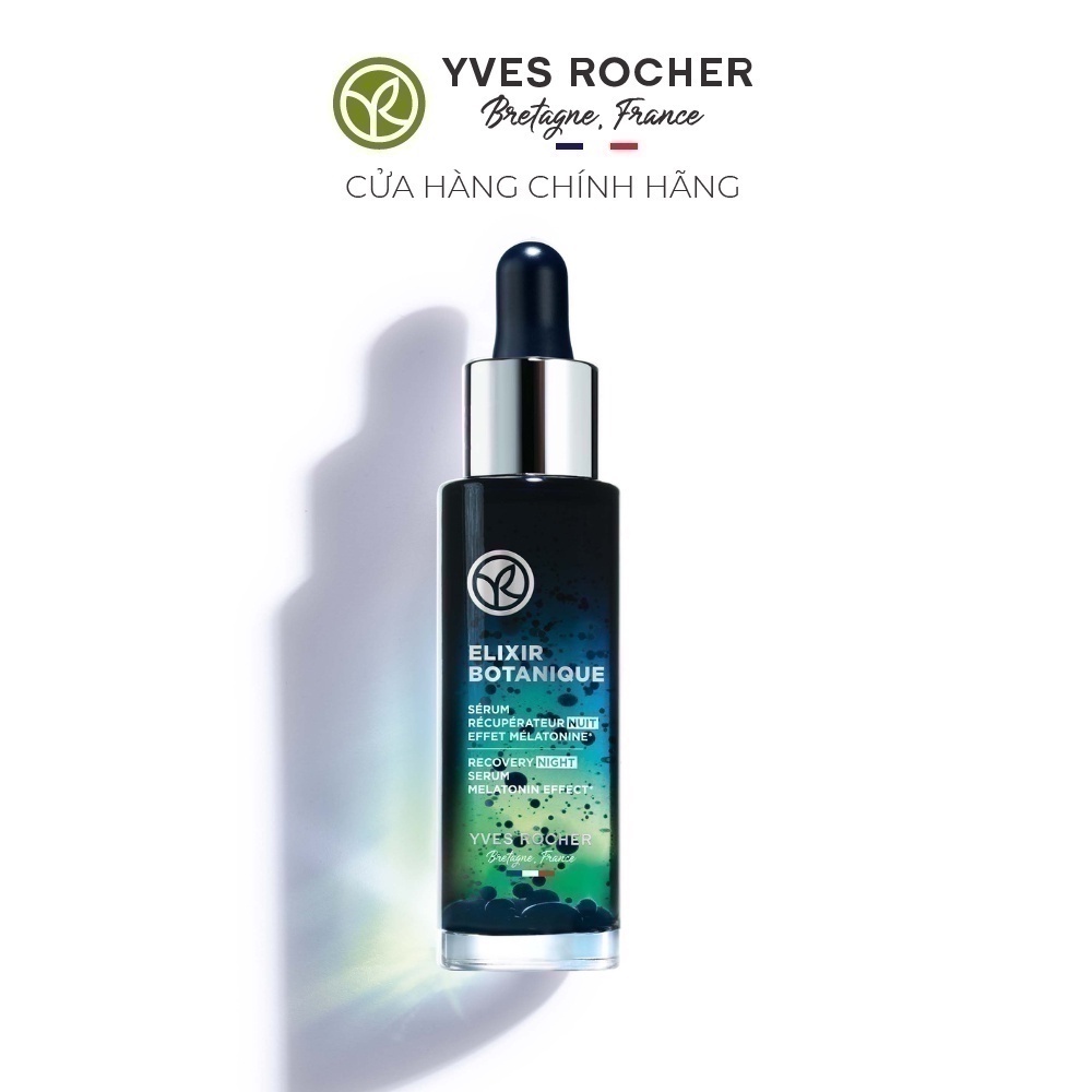 Tinh Chất Serum Phục Hồi Và Giải Cứu Làn Da Thiếu Ngủ Yves Rocher Elixir Botanique Recovery Night Serum 30ml