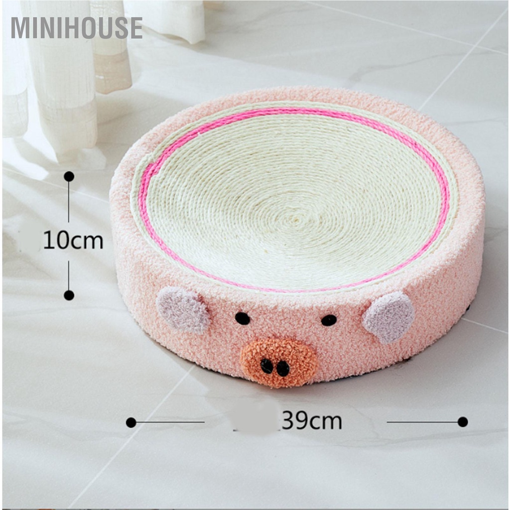 MiniHouse Cat Scratcher Bed Salu hình tròn Lounge để bảo vệ đồ nội thất bằng móng vuốt