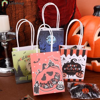 Túi Giấy kraft mini Đựng Kẹo Chủ Đề halloween / Túi Giấy kraft Nhỏ Gọn Trang Trí Nhà Cửa