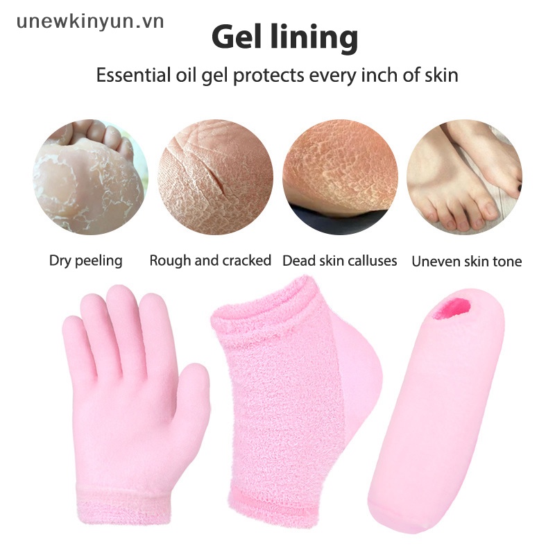 1 Cặp Găng Tay gel spa Có Thể Tái Sử Dụng Dùng Cho Màn Hình Cảm Ứng Dưỡng Ẩm Làm Trắng Da Tay Và Chân vn