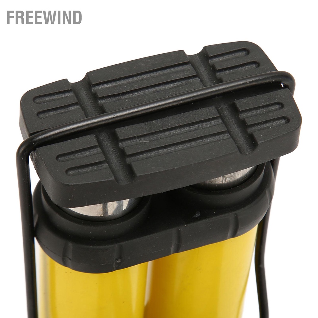 FreeWind Máy bơm chân đôi thùng nhanh chóng hiệu quả đa chức năng Xe đạp di động sàn lốp hơi không khí cho xe ô tô