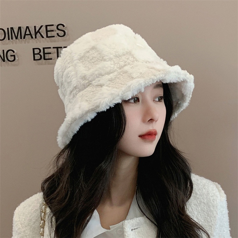 Mũ bucket lông cừu hot hit