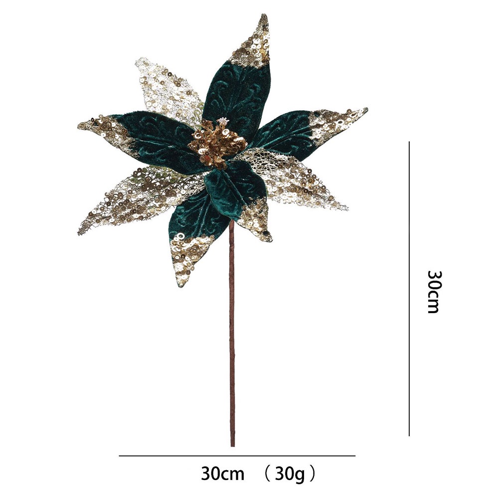 Hoa Bằng Vải + Nhựa Trang Trí Giáng Sinh