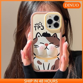 ỐP LƯNG IPHONE Ốp Điện Thoại In Hình Mèo Béo Cho iphone15 / 14promax / 13 / 12 / 11 / xr / xs / x / xsmax/TX