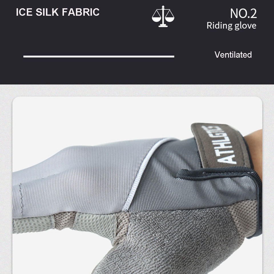 1 Đôi Găng Tay Thể Thao Nửa Ngón Chống Trượt Thoáng Khí