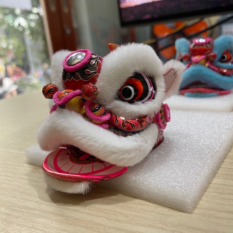 Đầu Lân Mini Trưng Bày Trang Trí Xe Hơi - Chế tác thủ công - Đường nét tinh xảo Tặng Ô Tô