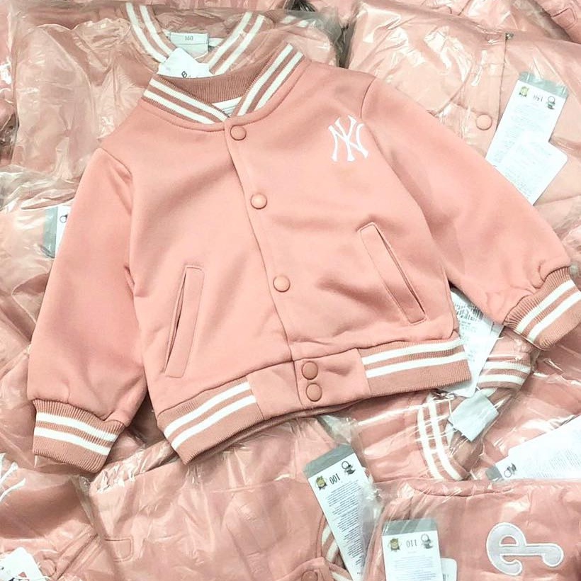 Bomber MLB , Áo Khoác Bomber Baseball MLB Big Logo LA Dark Green FORM ÔM