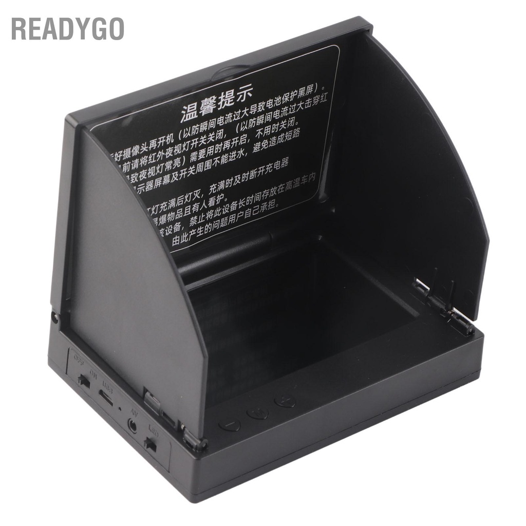 ReadyGo Camera câu cá dưới nước 4.3in TN HD Máy dò chống IP68 với 12 đèn nhìn đêm để 100‑240V