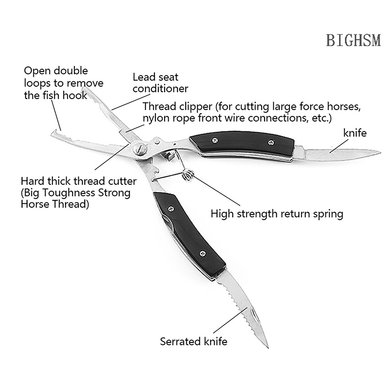 Kìm Gỡ Lưỡi Câu Cá Bằng Thép Không Gỉ