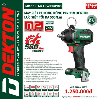   M21 IW550PRO  Thân Máy Siết Bulong pin Dekton 550Nm 
