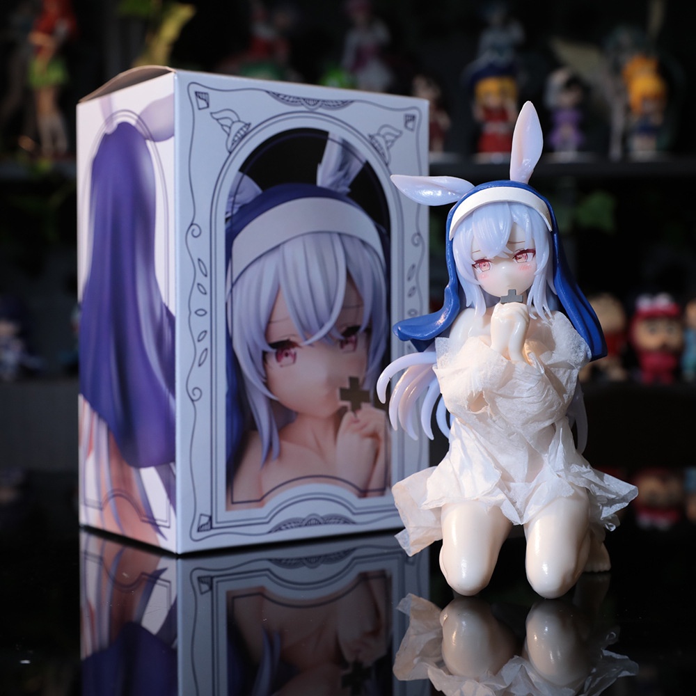 Mô Hình Cô Gái anime carnal girl q Hành Động nun Với Tai Thỏ Làm Quà Tặng Cho Bé unisx