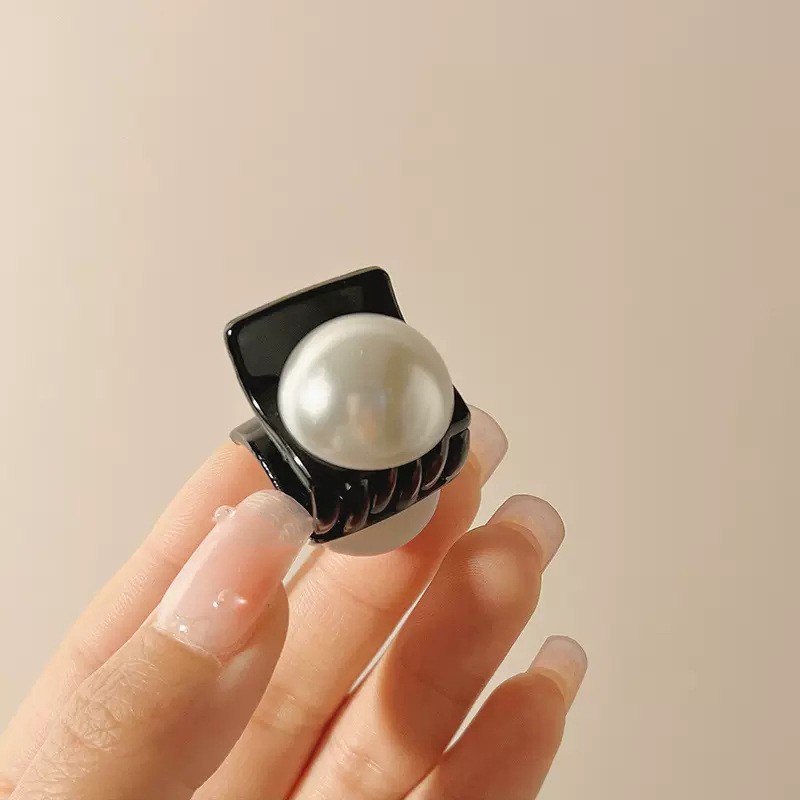 Kẹp tóc càng cua Hàn Quốc ngọc trai nữ đẹp hottrend nhám cỡ size mini iLita cặp búi tóc dễ thương 3 5 6 răng