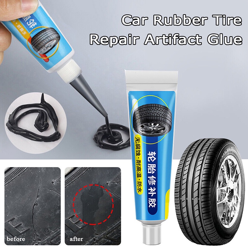 New Rubber Tire Repair Liquid 30ml Artifact Glue Cracks Adhesive Strong Bond