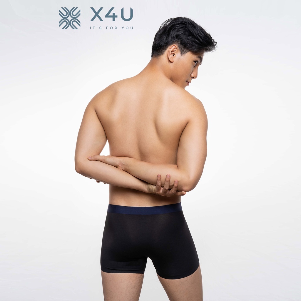 Quần lót nam Boxer x4u thun lụa mịn mát cao cấp NANGEVA ms661