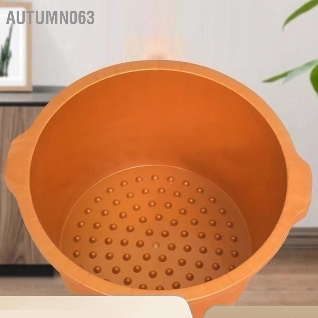 Chậu ngâm chân gấp gọn, thau, chậu, bồn ngâm chân massage có tay cầm Autumn063