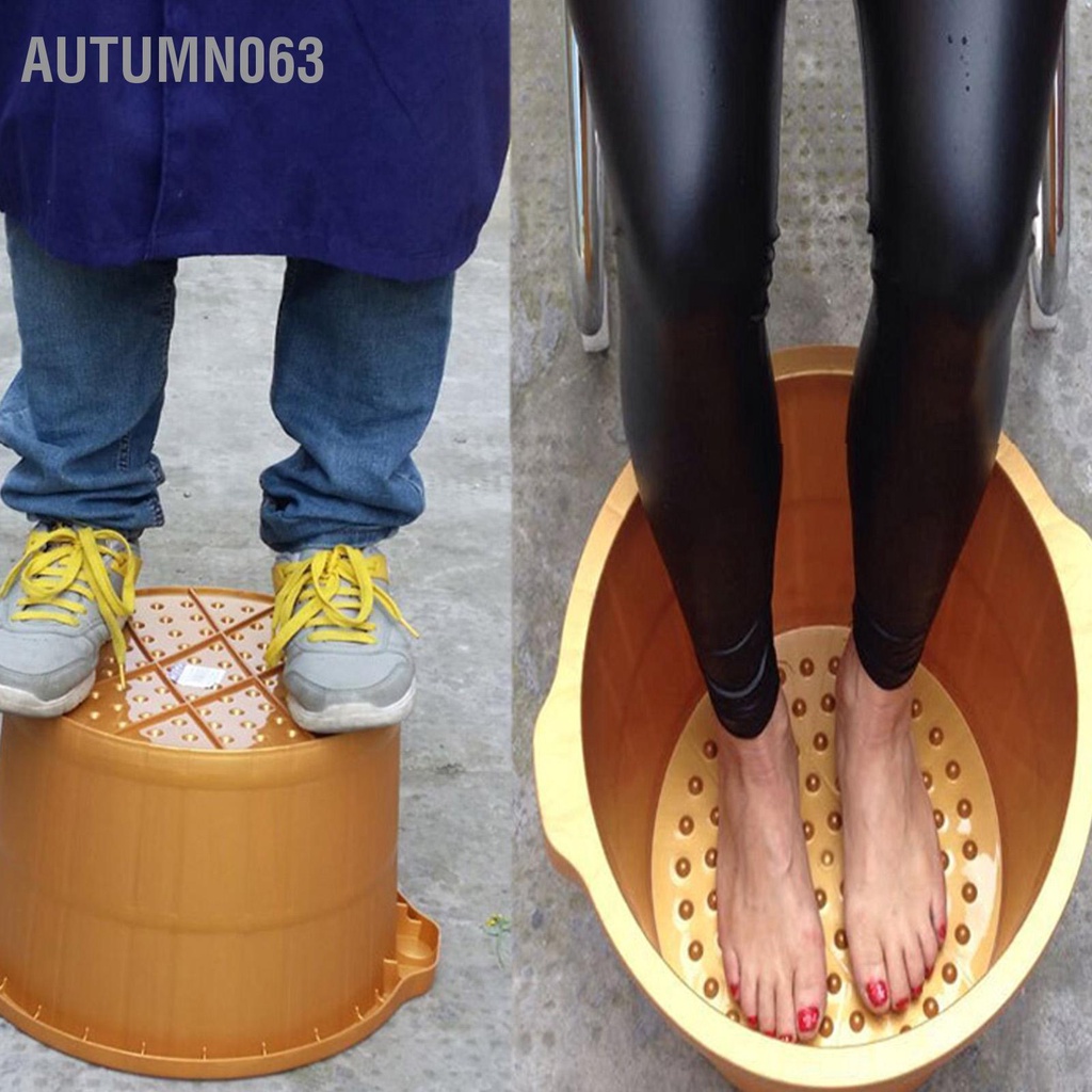 Chậu ngâm chân gấp gọn, thau, chậu, bồn ngâm chân massage có tay cầm Autumn063