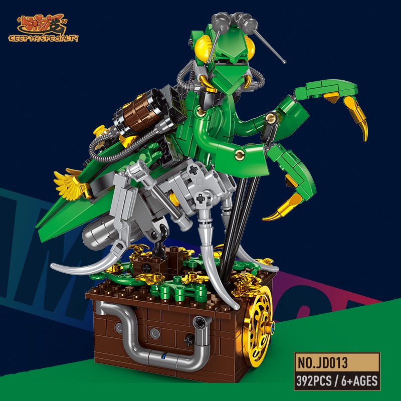 Hàng Mới Về Mới Bộ Đồ Chơi Lắp Ráp Cơ Khí jd011-014 Bằng Bọ Cạp Cho Bé